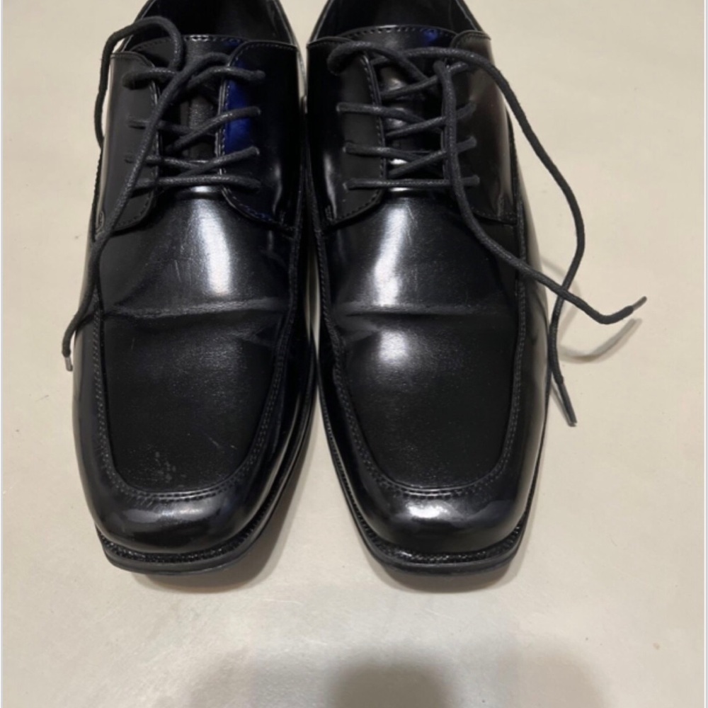 Dexter Comfort Men’s Black Oxford Shoes - Picture 2 of 5